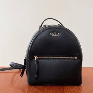 Kate spade 100% cow leather mini backpack black